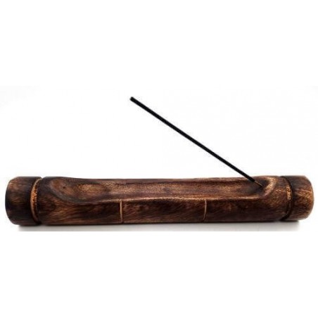 Porte-encens en bois – flûte