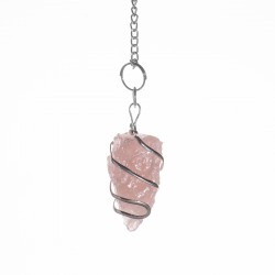 Pendule quartz rose brut
